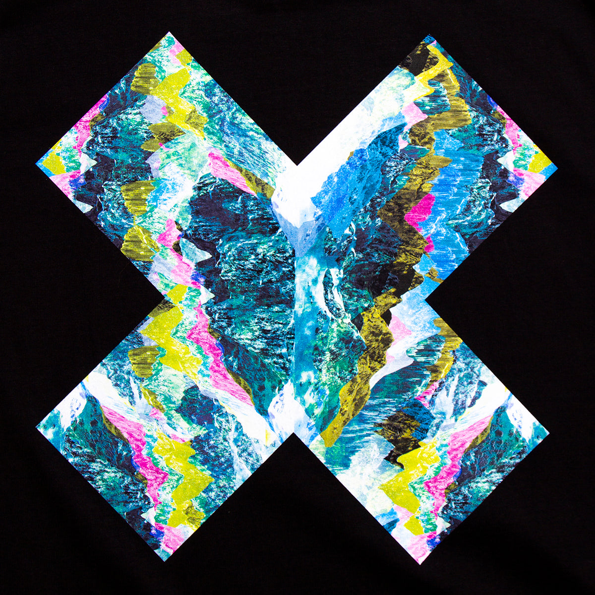 Vertical Mountains X Imprint - Tshirt - Black