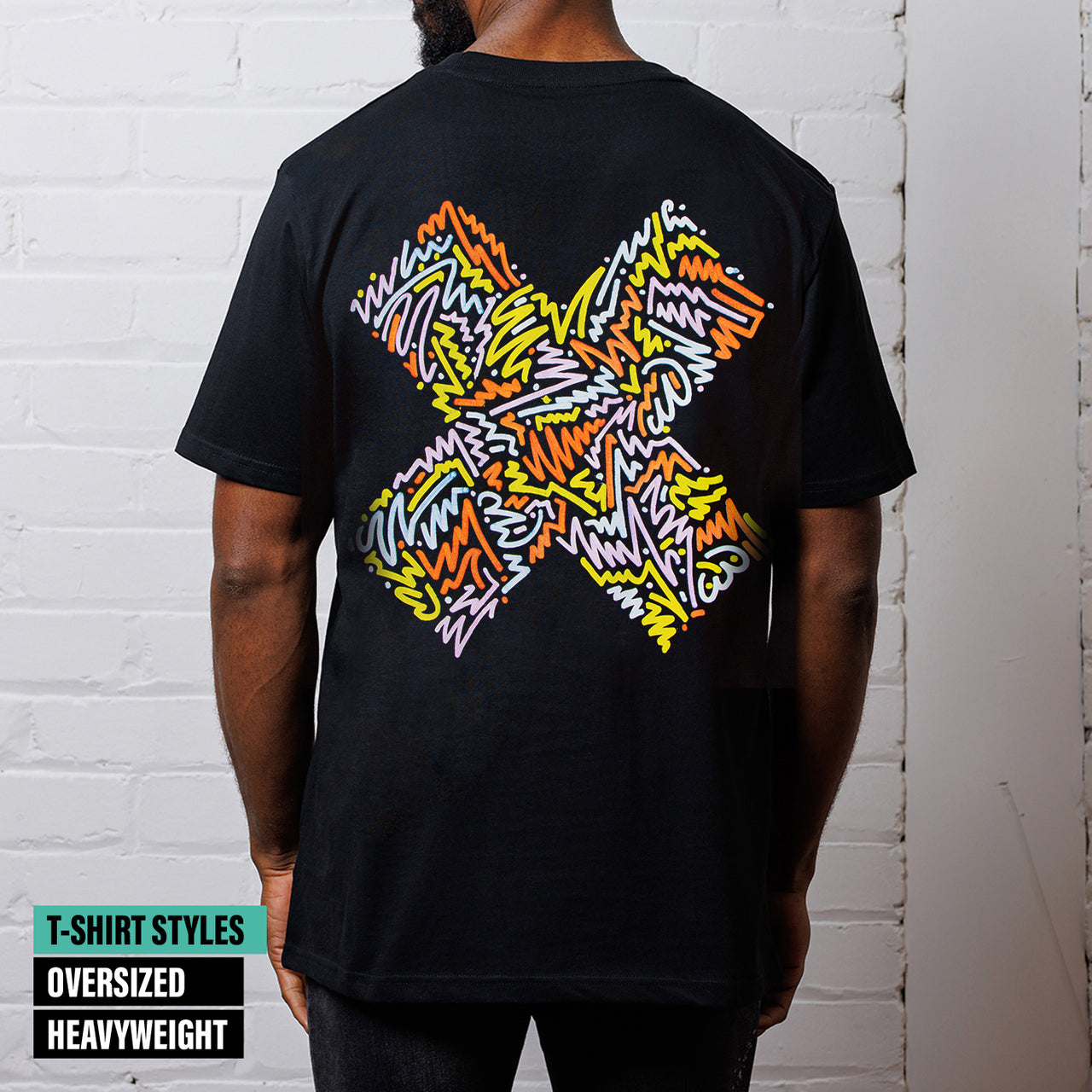 Doodle 001 X Imprint - Tshirt - Black