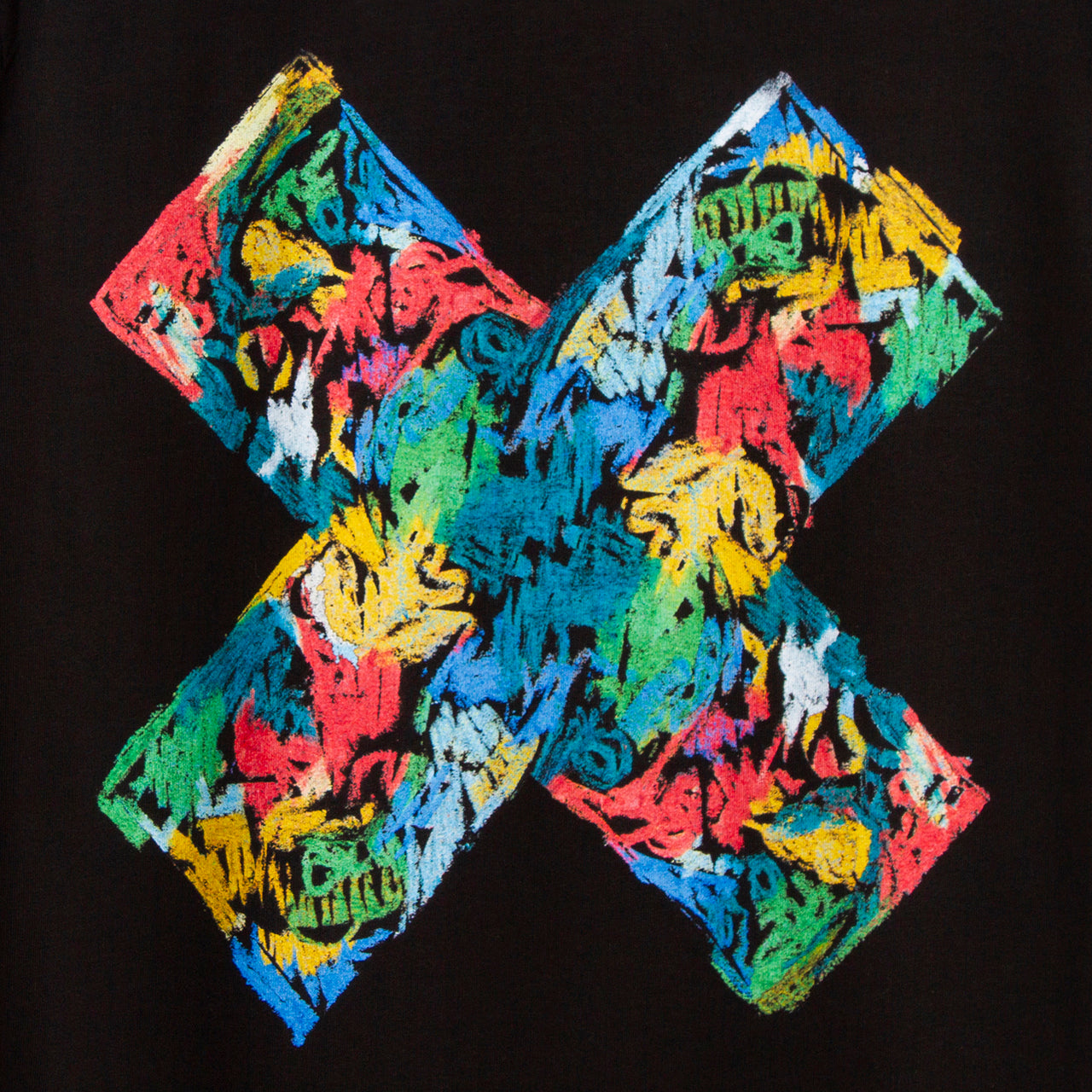 Pastel X Imprint - Tshirt - Black
